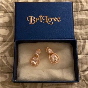 Rose Gold Diamond Earrings